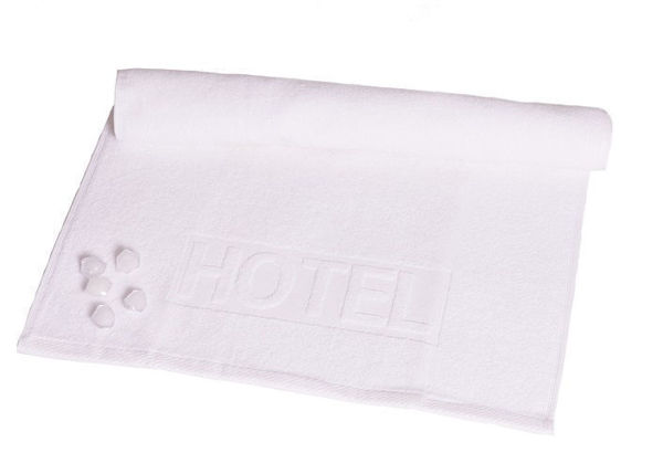 Obrazek Ręczniki hotelowe frotte - napis "hotel", 100% bawełna